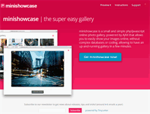 Tablet Screenshot of minishowcase.net